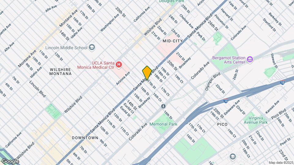 1412 17th St Mapa y Detalles de la Ubicación