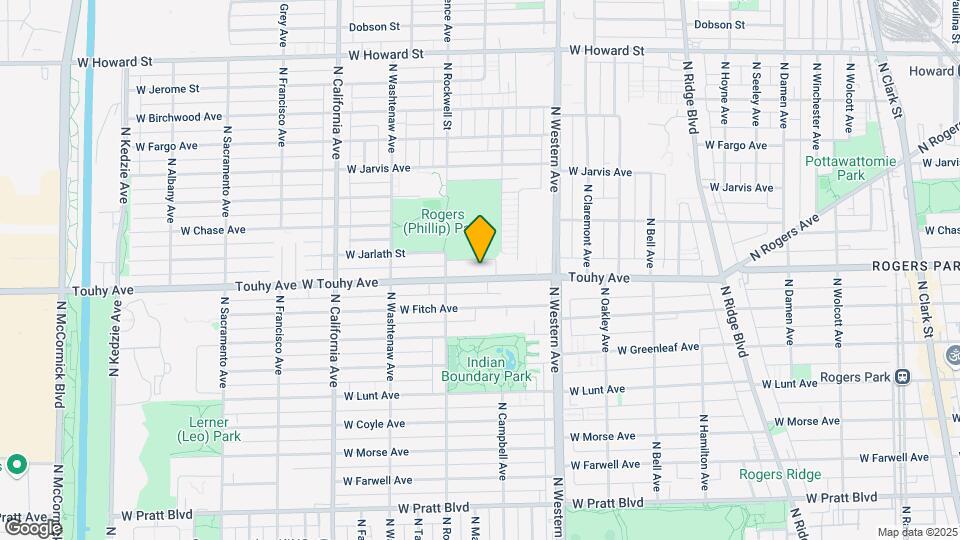 2516-2518 W Touhy Ave Map and Location Details