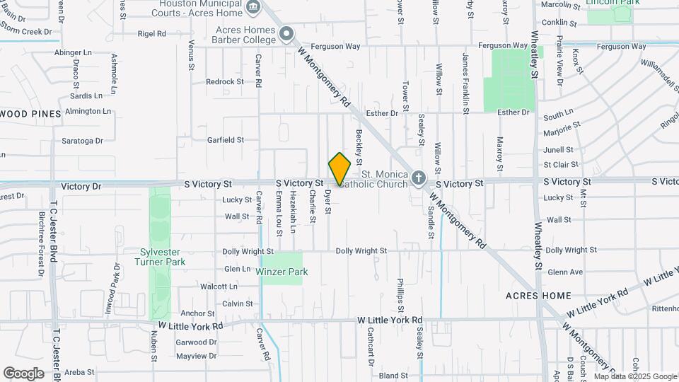 7607 Victory Reserve St Map and Location Details