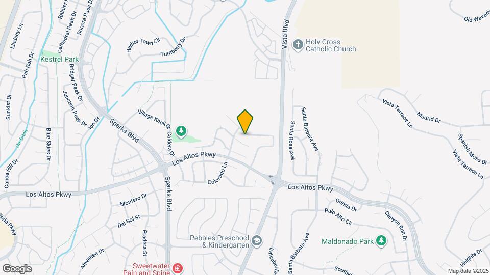 1335 Loma Verde Dr Map and Location Details