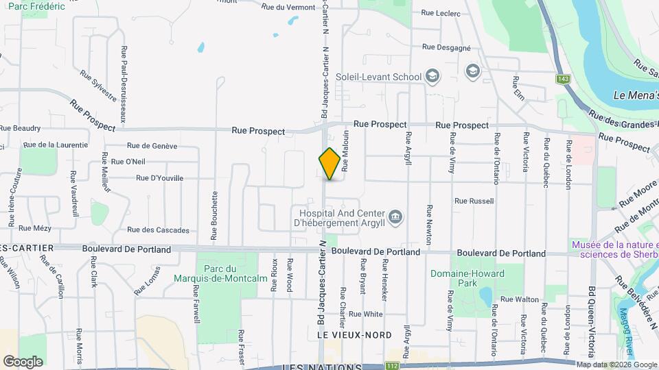 540 Malouin Rue Map and Location Details