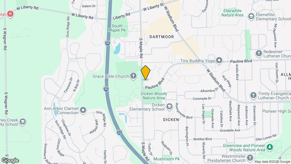 1325 S Maple Rd Map and Location Details