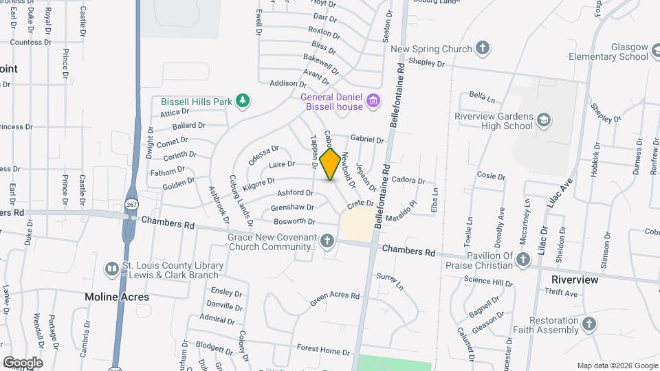 10139 Cabot Dr Map and Location Details