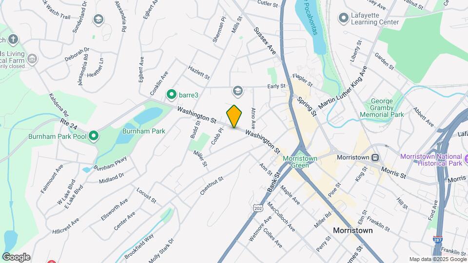 92 Washington St Map and Location Details