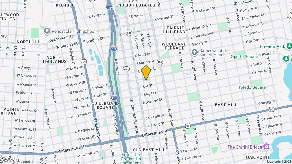 1416 N 6th Ave Map and Location Details