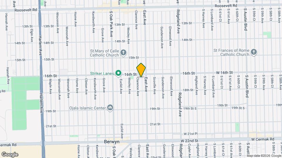 1611 Clarence Ave, Unit 1 Map and Location Details