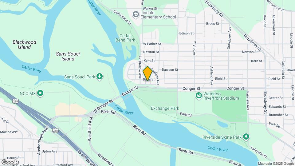 208 Lindale Ave Map and Location Details