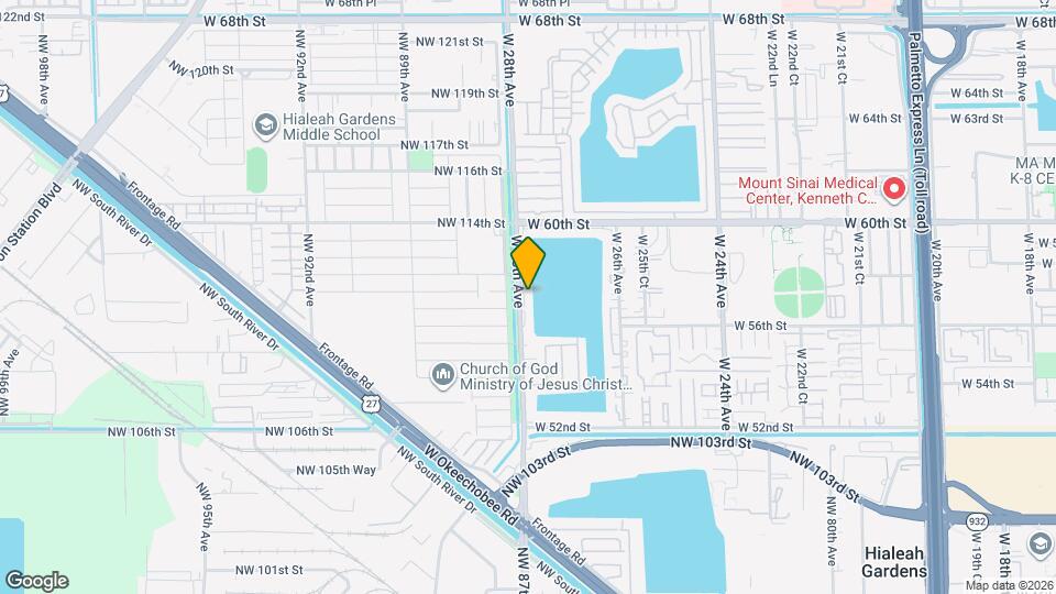 5701 W 28th Ave Map and Location Details