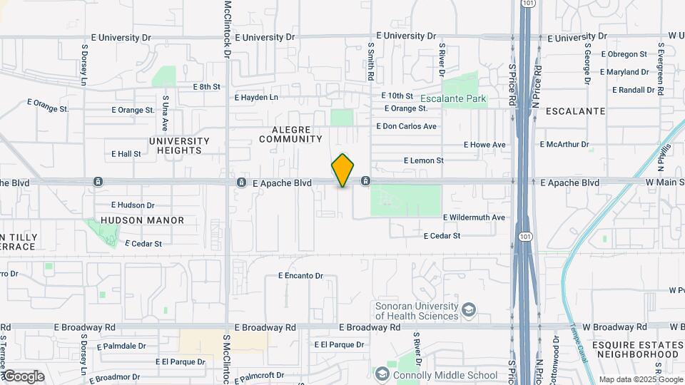 Apache Rock Apartments Mapa y Detalles de la Ubicación