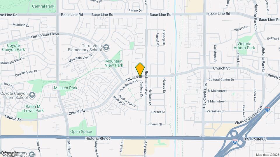 11860 Brandywine Pl Map and Location Details