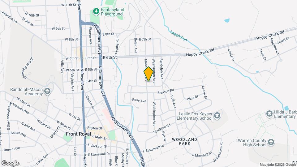 407 Manassas Ave Map and Location Details