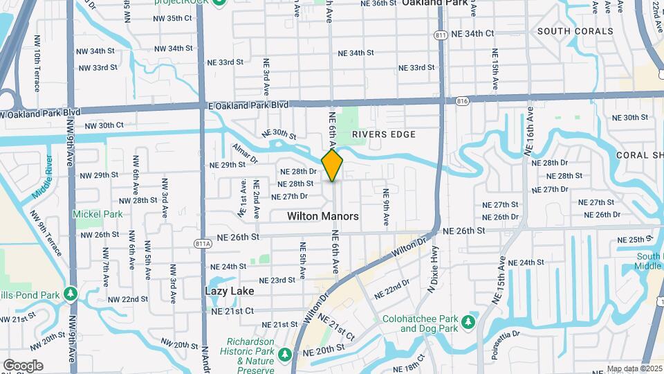 2741 NE 6th Ave Mapa y Detalles de la Ubicación