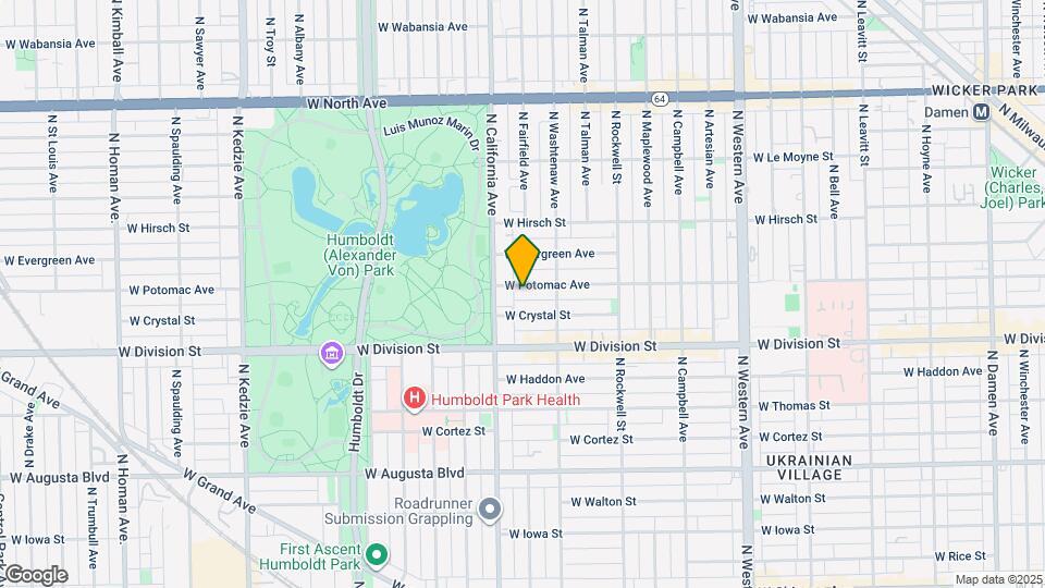 2733 W Potomac Ave Map and Location Details