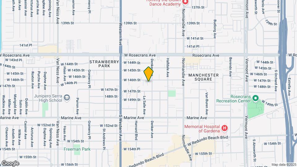 1612 W 146th St Mapa y Detalles de la Ubicación