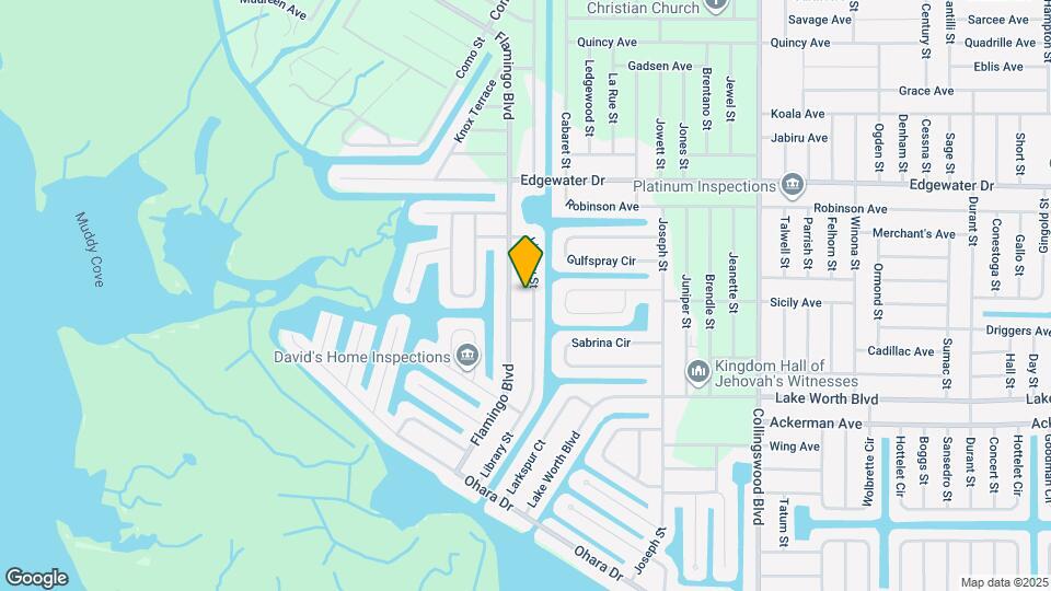 4169 Library St Map and Location Details