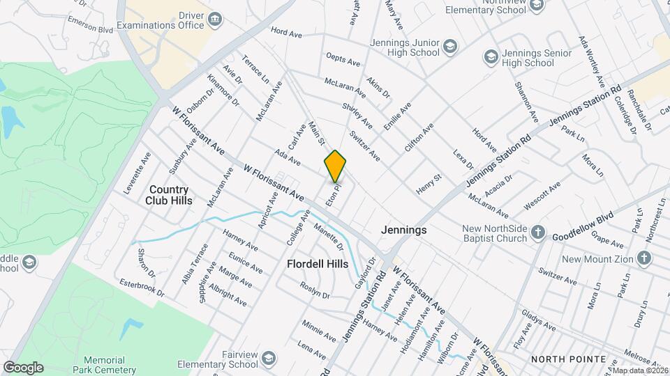 8347 Eton Pl Map and Location Details