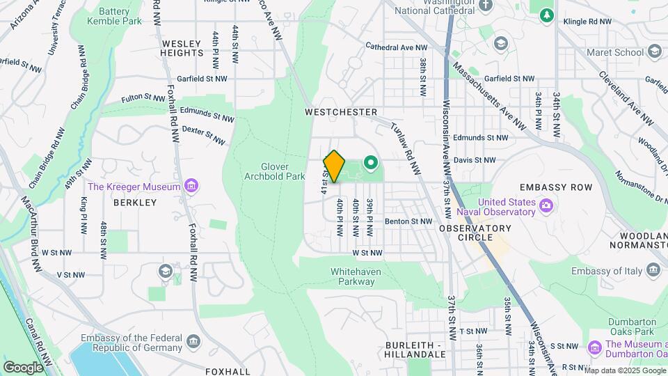4024 Calvert St NW Map and Location Details