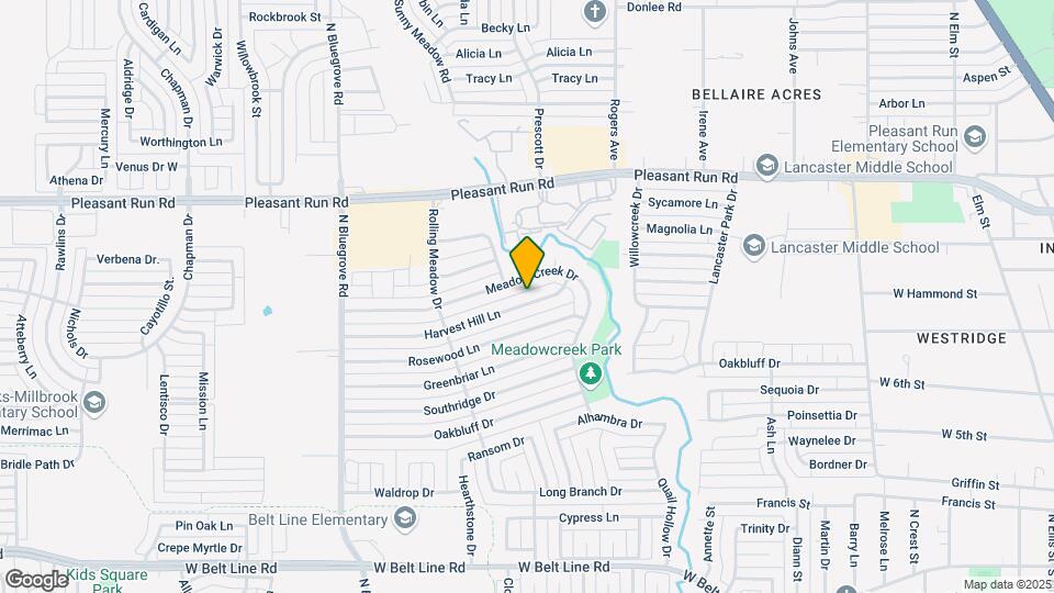 1125 Harvest Hill Ln Map and Location Details