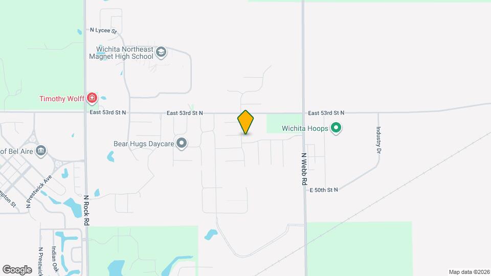 5284 N Toben Dr Map and Location Details