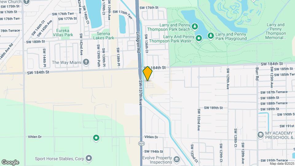 18600 SW 136th Ct Map and Location Details