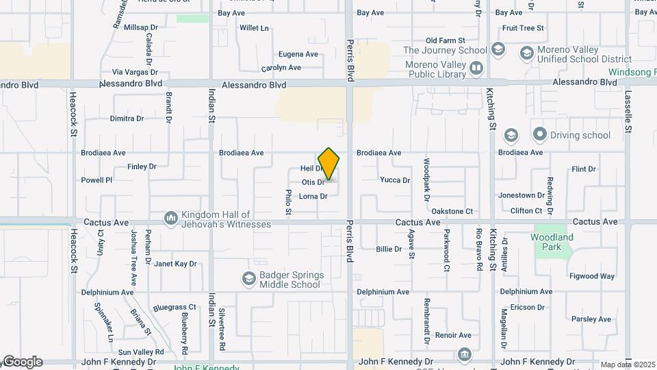24933 Otis Dr Map and Location Details