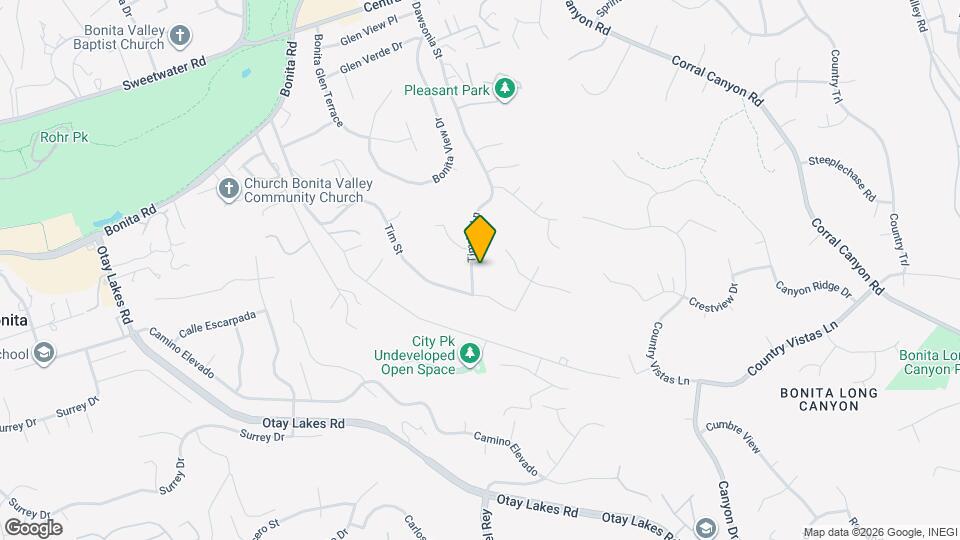 3950 Timrick Ln Map and Location Details