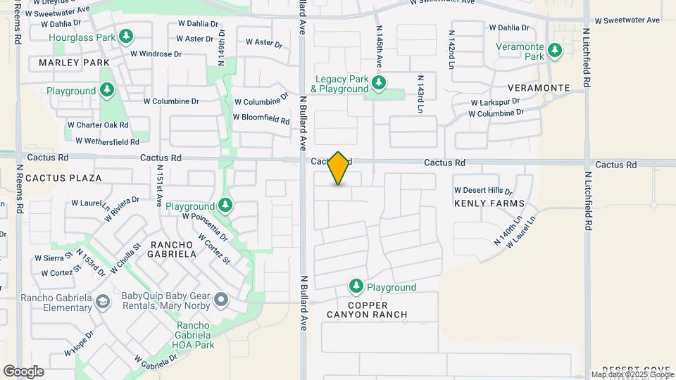 14559 W Desert Hills Dr Map and Location Details