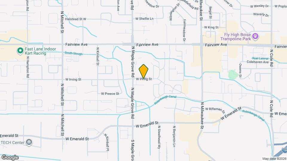 8931 W Irving St Map and Location Details
