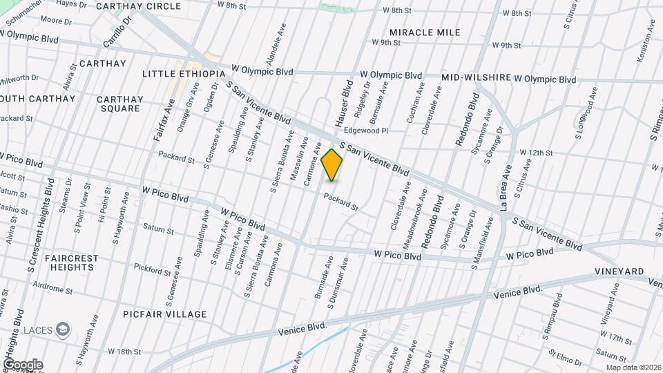 1277 Ridgeley Dr Map and Location Details