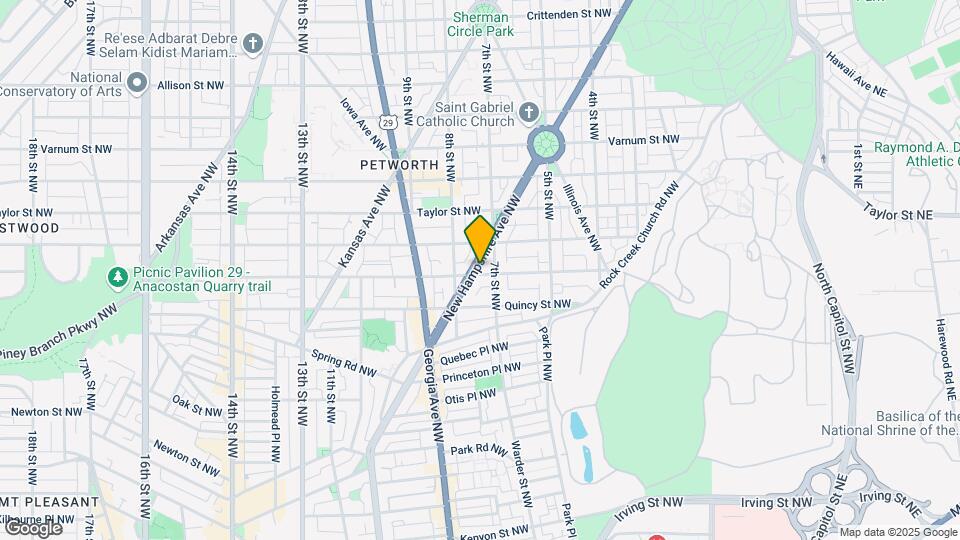 3901 New Hampshire Ave NW Map and Location Details
