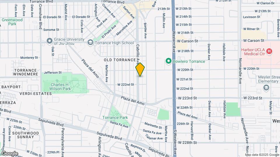 2100 Cabrillo Ave Map and Location Details