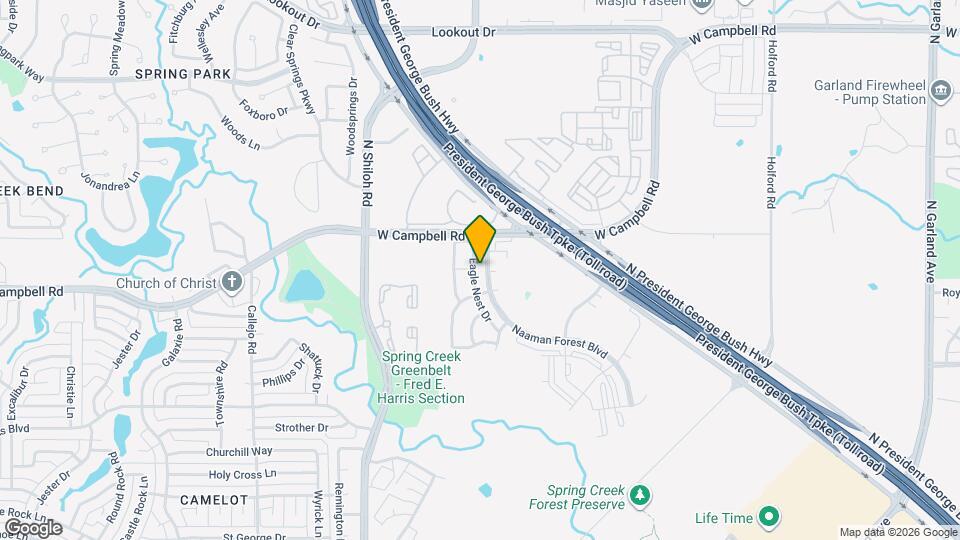 6412 Eagle Nest Dr Map and Location Details