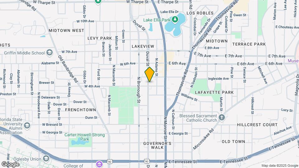 124 W 4th Ave, Unit 2 Map and Location Details