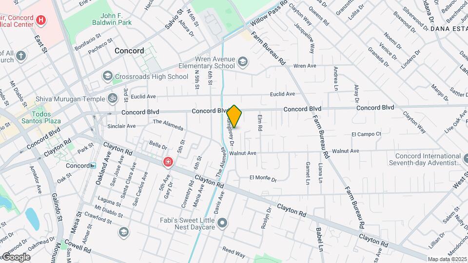 1720 Humphrey Dr Map and Location Details