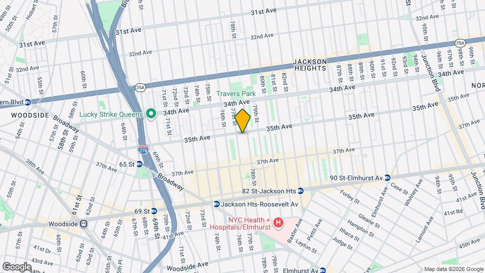 77-12 35th Ave Map and Location Details