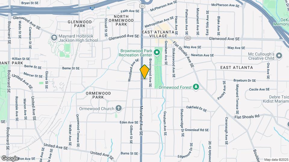 706 Moreland Ave SE Mapa y Detalles de la Ubicación