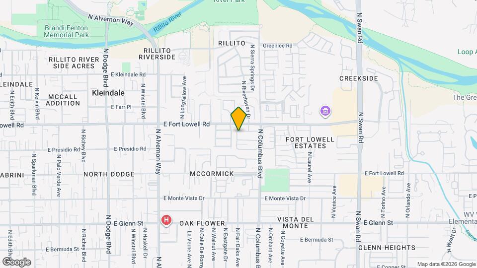 4202 E Allison Rd Map and Location Details