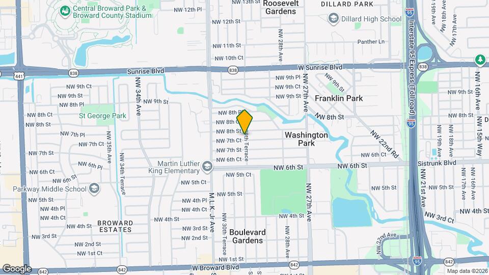 2901 NW 7th Ct Map and Location Details