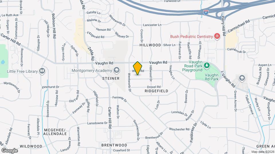 3321 Ridgefield Dr Map and Location Details