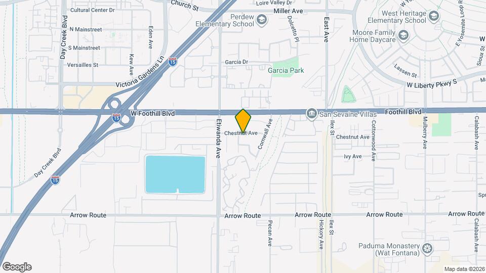 12995 Chestnut Ave Map and Location Details