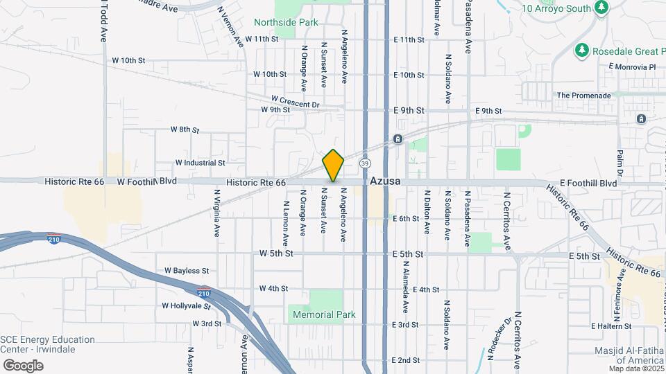 322 W Foothill Blvd Map and Location Details