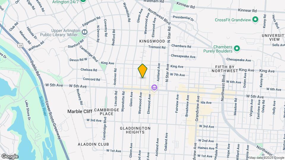 1628-1634 Westwood Ave Map and Location Details