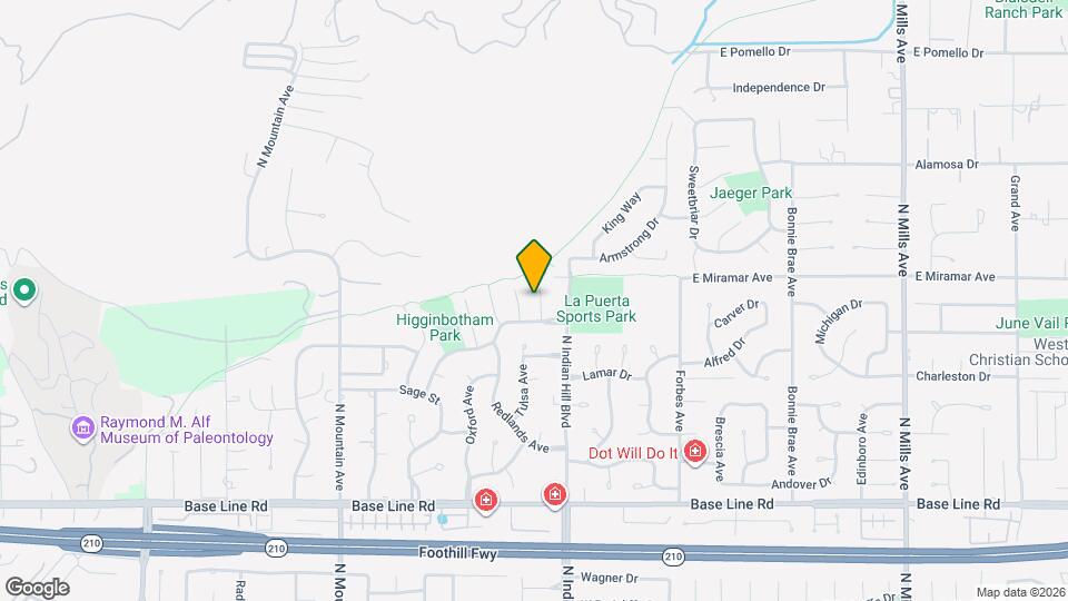 2433 San Jacinto Ct Map and Location Details
