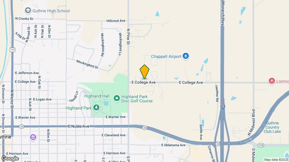 804 N Pine Brook Dr Map and Location Details