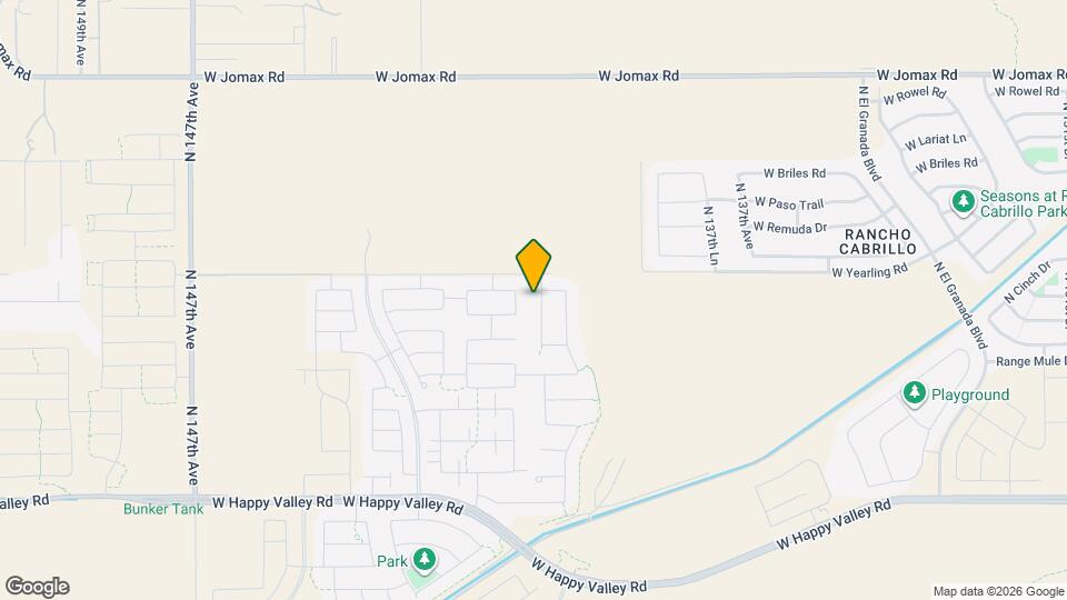 25756 N 140th Ln Map and Location Details