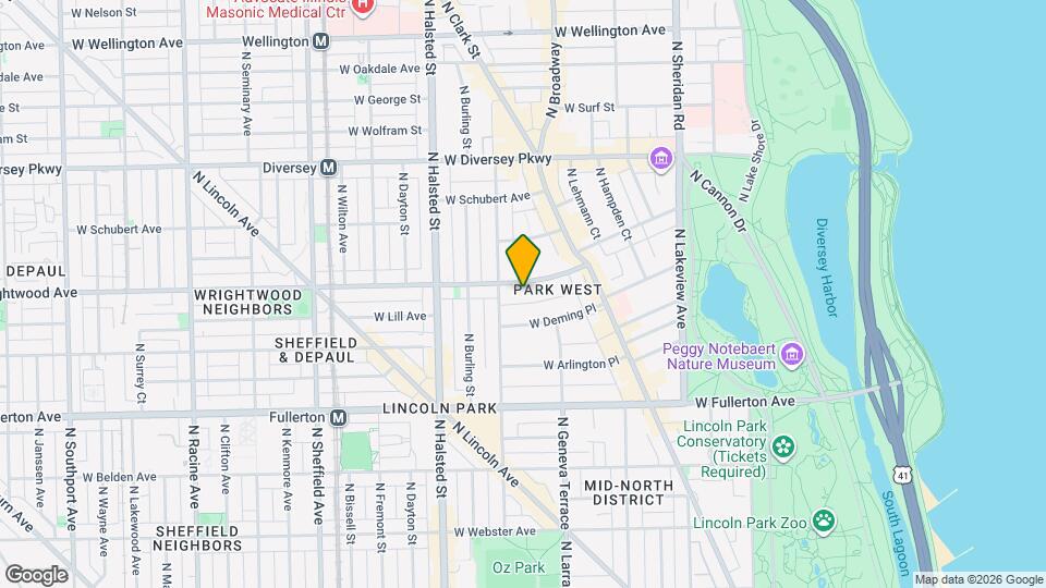 679.5 W Wrightwood Ave Map and Location Details