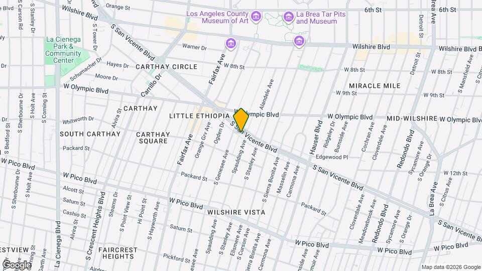 5906 San Vicente Blvd, Unit 5906 San Vicente Blvd up Map and Location Details