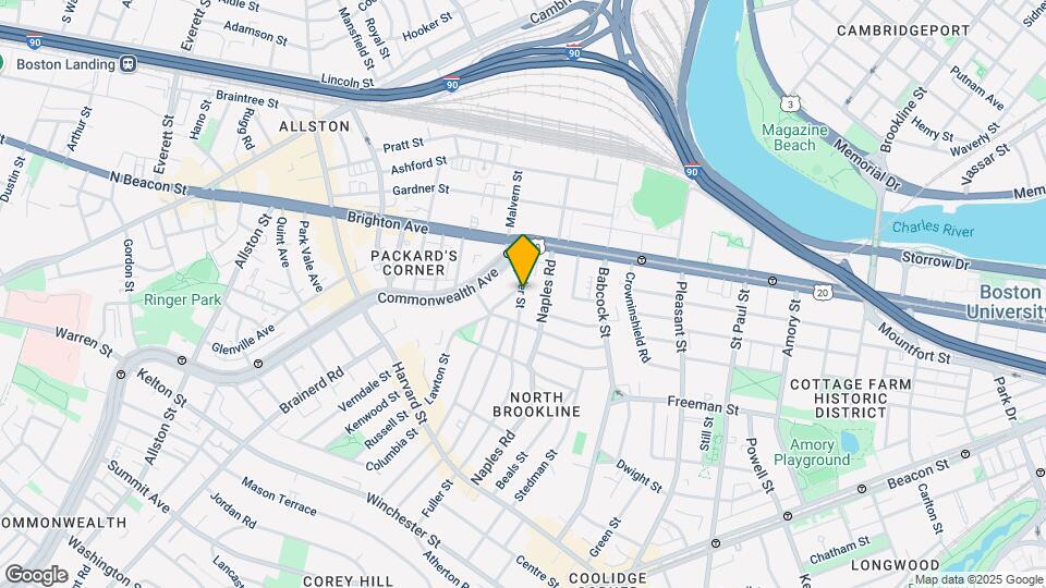 219 Fuller St, Unit 2 Map and Location Details