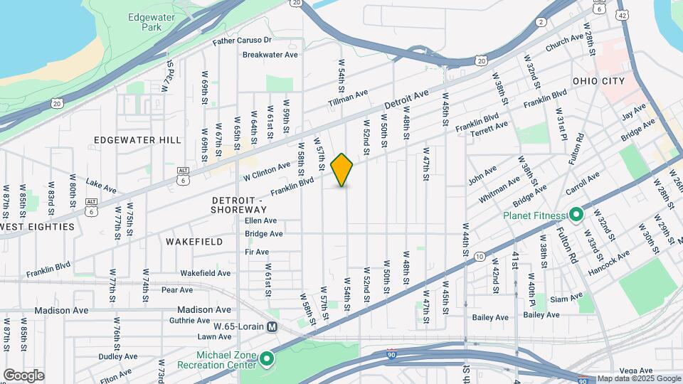 1794 W 54th St Map and Location Details