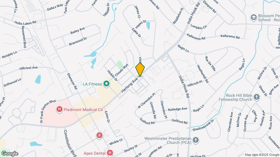 656 Herlong Ave Map and Location Details